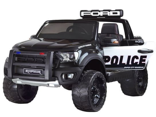 Auto Na Akumulator Ford Policja + Megafon Pa0225 Ford Raptor Policja JOKOMISIADA