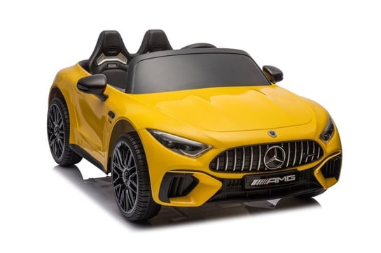 Auto Na Akumulator Mercedes Amg Sl63 Żółty Lakierowany Import Lean Toys
