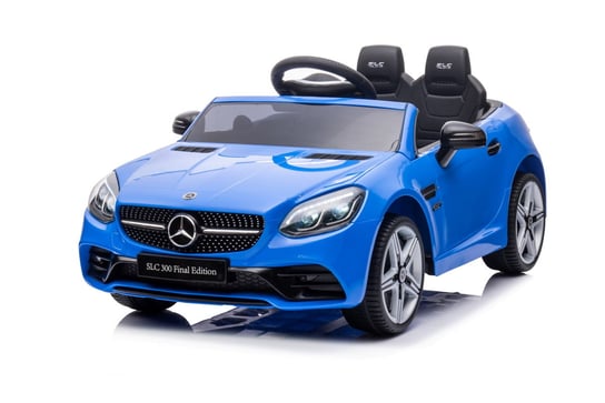Auto Na Akumulator Mercedes Benz Slc300 Cabrio Samochód Jeździk Pilot Niebieski Sun Baby