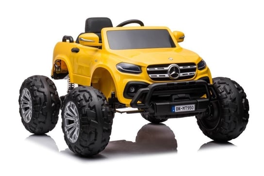 Auto Na Akumulator Mercedes DK-MT950 4x4 Złoto-Żółty Lakierowany Lean Toys