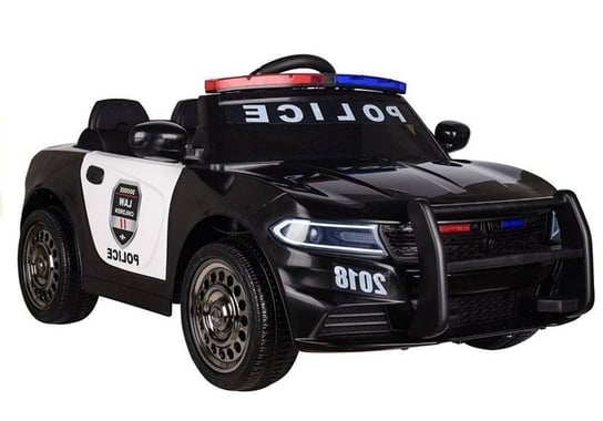 Auto na Akumulator Samochód Policyjny Czarny LEAN CARS