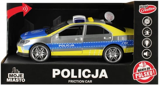 Auto Policja Moje Miasto MEGA CREATIVE Mega Creative