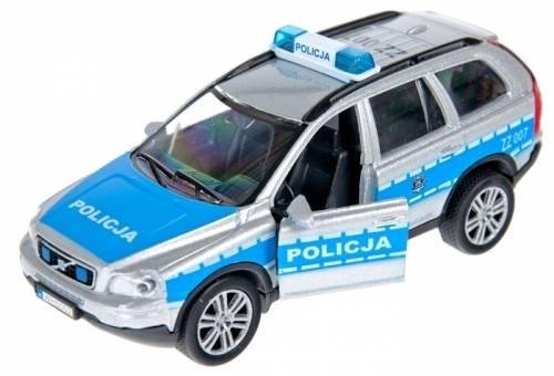 Auto Policja Volvo 14cm z dźwiękiem p12  HIPO, cena za 1szt. - HIPO Hipo