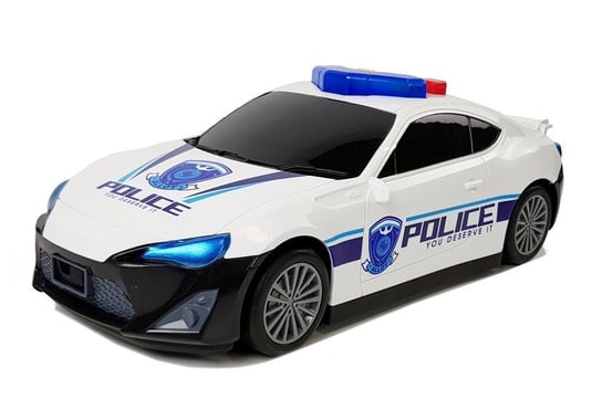 Auto Policyjne Schowek Garaż Lean Toys
