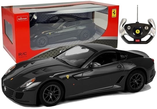 Auto R/C Ferrari 599 GTO Rastar 1:14 Czarne na Pilota lean