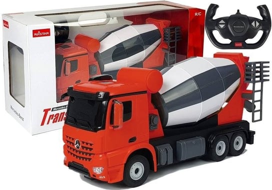 Auto R/C Mercedes-Benz Arocs Rastar 1:14 Czerwone na Pilota Rastar