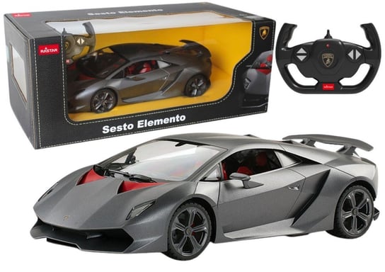 Auto Rc Rastar 1:14 Lamborghini Sesto Szare Lean Toys