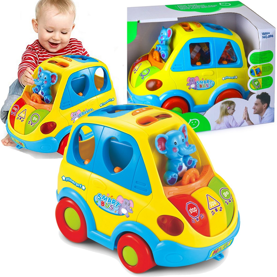 Auto sorter Wesołek muzyczna odbijanka z klockami - Sferazabawek ...