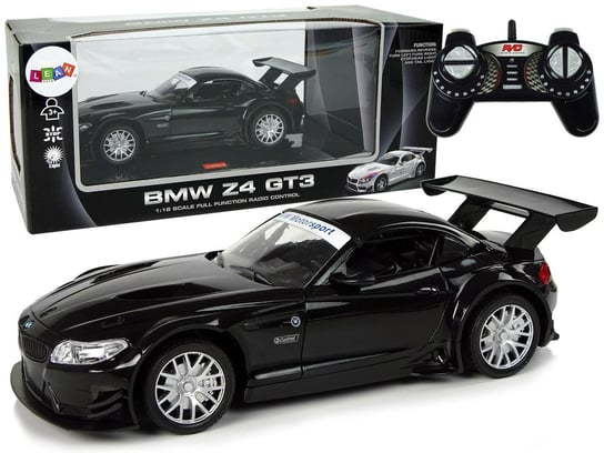 Auto Sportowe R/C 1:18 BMW Z4 GT3 Czarny 2.4 G Światła Lean Toys