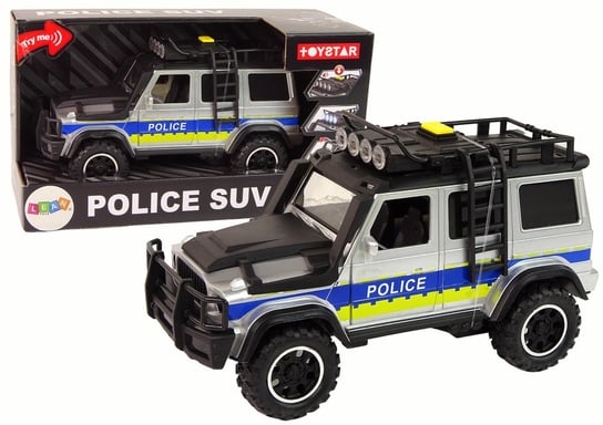 Auto Terenowe Policja 1:14 Napęd Frykcyjny Lean Toys