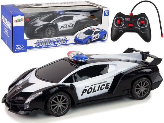 Auto Wyścigowe Policja R/C Zda Lean Toys