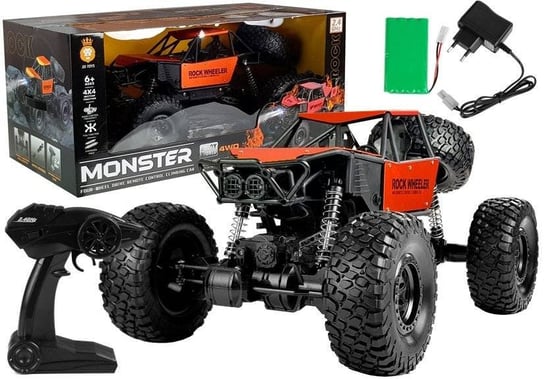 Auto Zdalnie Sterowane Monster Truck na Resorach Lean Toys