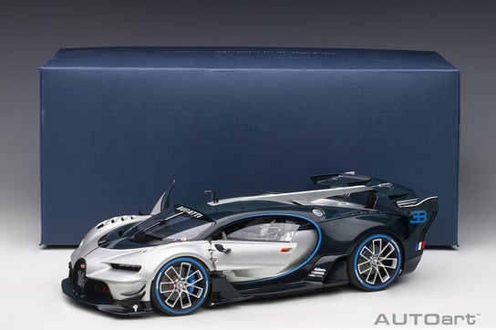 Autoart Bugatti Vision Gran Turismo 2015 Argent 1:18 70987 Autoart