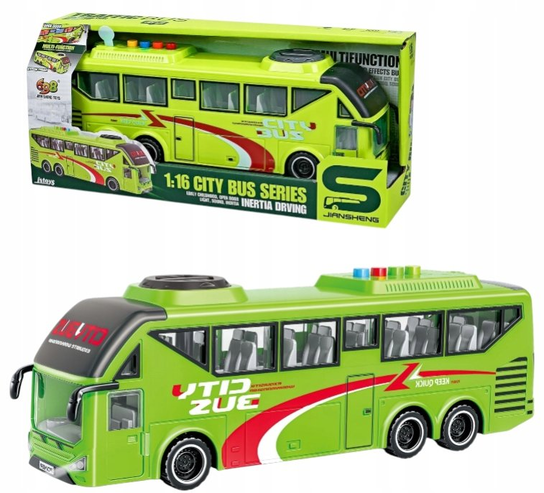 Autobus Miejski Trolejbus z Napędem Otwierane Drzwi Dźwięk Światła ...