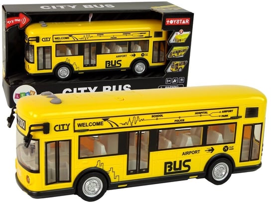 Autobus Miejski Żółty Z Napędem Frykcyjnym 1:18 Inna marka