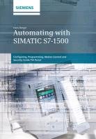 Automating with SIMATIC S7-1500 Berger Hans