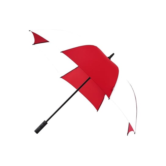 Automatyczna bardzo duża parasolka w kolorze biało-czerwonym Impliva