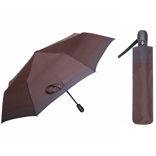Automatyczna elegancka parasolka męska marki Parasol, w jodełkę Parasol