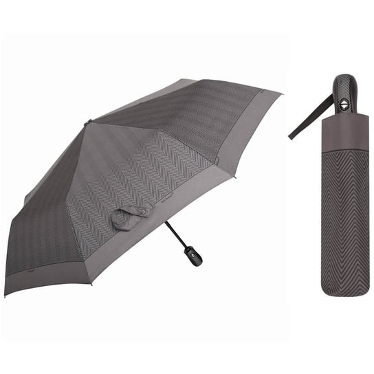 Automatyczna elegancka parasolka męska marki Parasol, w jodełkę Parasol