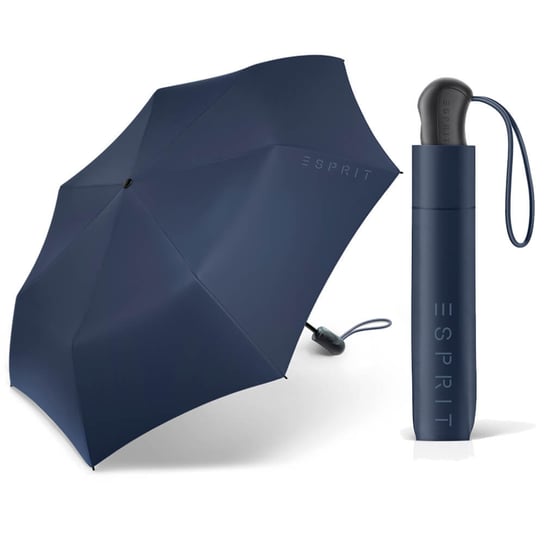 Automatyczna mocna parasolka damska Esprit, granatowa Esprit
