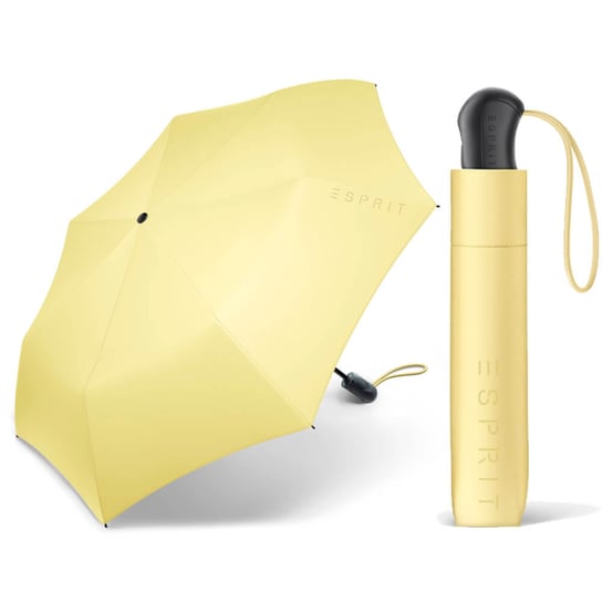 Automatyczna mocna parasolka damska Esprit, jasnożółta Esprit