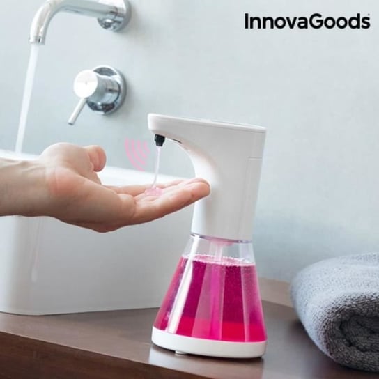 Automatyczny dozownik mydła InnovaGoods Goldan z czujnikiem, biały, jeden rozmiar - 139298 InnovaGoods