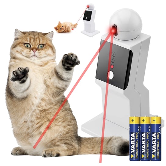 Automatyczny Laser dla Kota - Interaktywna Zabawka elektrostator