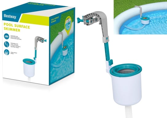 Automatyczny Oczyszczacz Wody Powierzchniowy do Basenu Bestway Bemi
