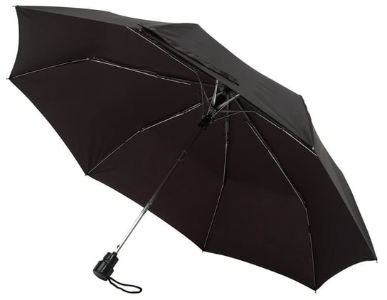 Automatyczny parasol kieszonkowy KEMER PRIMA czarny - czarny KEMER