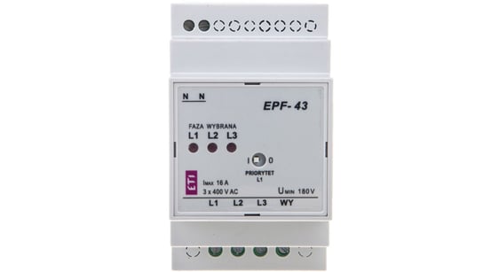 Automatyczny przełącznik faz 16A 1Z EPF-43 002470280 ETI-POLAM