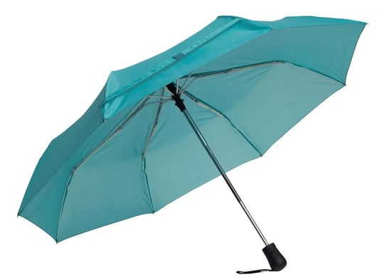 Automatyczny, wiatroodporny, kieszonkowy parasol BORA, turkusowy Inna marka