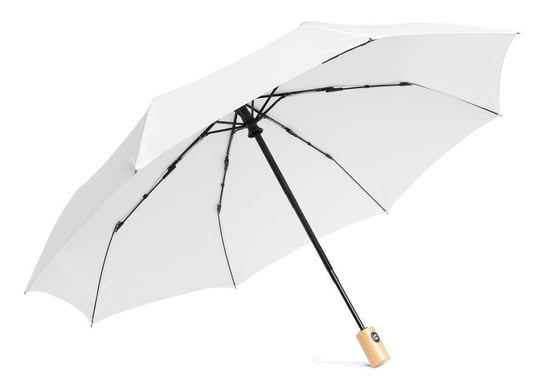 Automatyczny, wiatroodporny parasol kieszonkowy CALYPSO, biały Inna marka