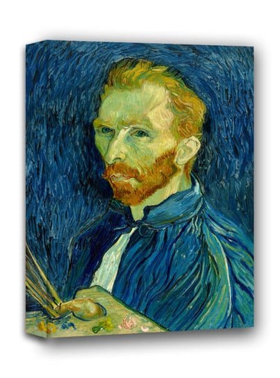 Autoportret 1889, Vincent van Gogh - obraz na płótnie 60x80 cm Galeria Plakatu