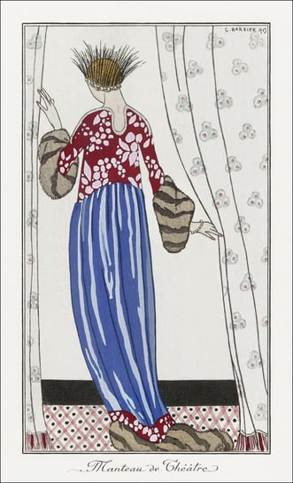 Autours Simples, George Barbier - plakat 20x30 cm Galeria Plakatu