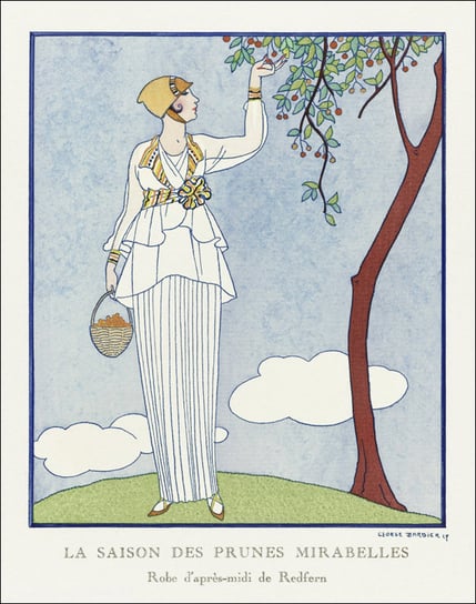 Autours Simples, George Barbier - plakat 20x30 cm Galeria Plakatu