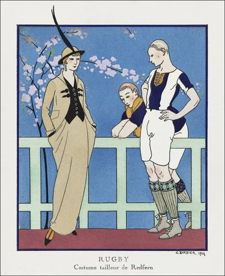 Autours Simples, George Barbier - plakat 30x40 cm Galeria Plakatu