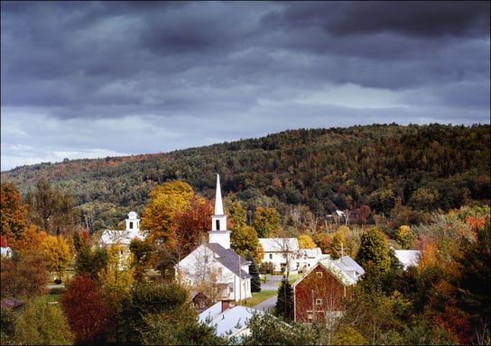 Autumn in New England’s Barnet, Vermont., Carol Highsmith - plakat 42x29,7 cm Galeria Plakatu
