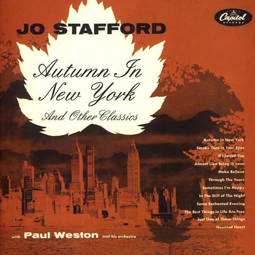 Autumn In New York Jo Stafford
