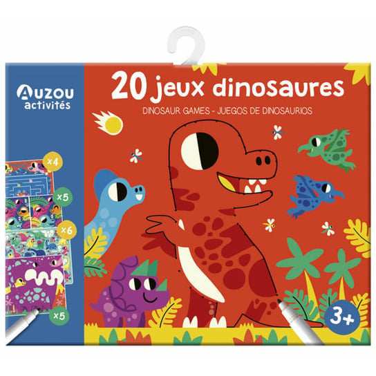 Auzou 20 Gier Podróżnych Dla Najmłodszych Dinozaury 507110 Auzou