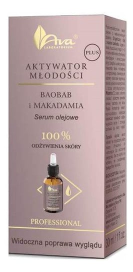 Ava Aktywator Młodości Serum olejowe - baobab i makadamia 30ml AVA