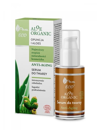 AVA, Eco Aloe Organic, serum odmładzające  do twarzy, 30 ml AVA