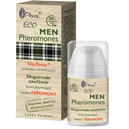 Ava Eco, Men Pheromones krem do twarzy aktywujący męskie feromony, 50ml AVA