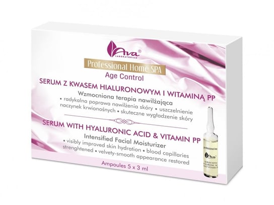 AVA, Professional Home SPA, serum kwas hialuronowy, 5x3 ml AVA