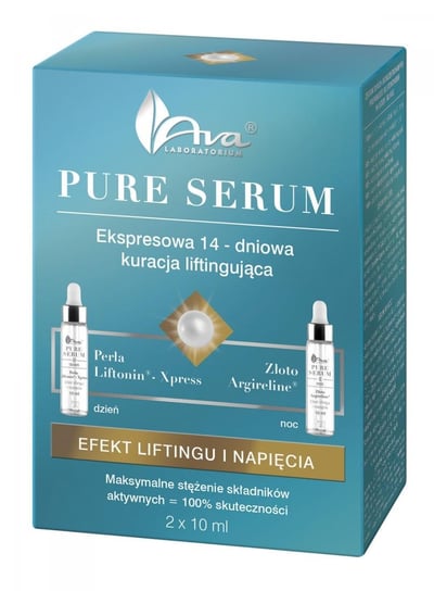AVA, Pure Serum, kuracja liftingująca 14 dni, 2x10 ml AVA