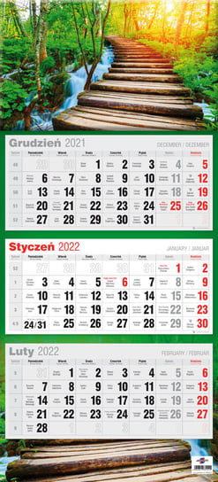 Avanti, Kalendarz 2022 KTT - Trójdzielny Płaski avanti