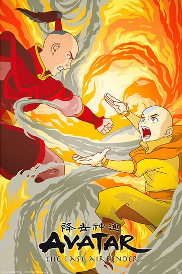 Avatar Aang vs Zuko - plakat 61x91,5 cm / AAALOE Inna marka
