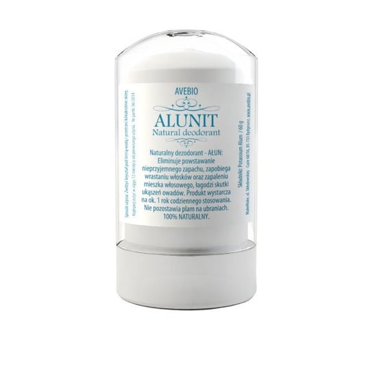 Avebio, ałun w sztyfcie naturalny dezodorant, 60 g AVEBIO