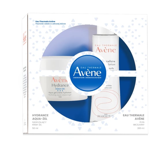 Avene Hydrance zestaw: nawilżający krem-żel + płyn micelarny, 50 ml + 200 ml Avene