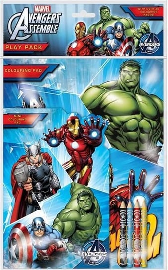 Avengers Assemble. Zestaw kolorowanek z kredkami Opracowanie zbiorowe