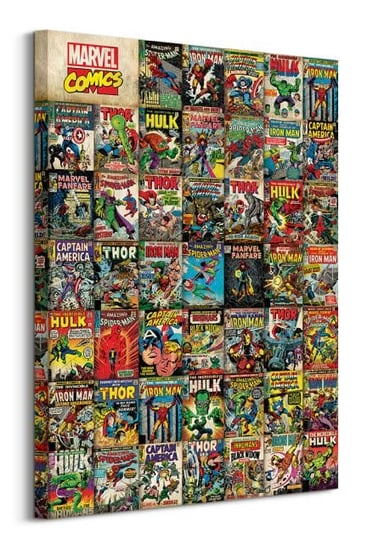 Avengers Covers - obraz na płótnie Marvel
